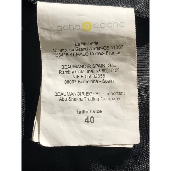 Cache Cache Women's Gray Polyester Faux Fur Trim Hooded Winter Coat - Picture 8 of 9